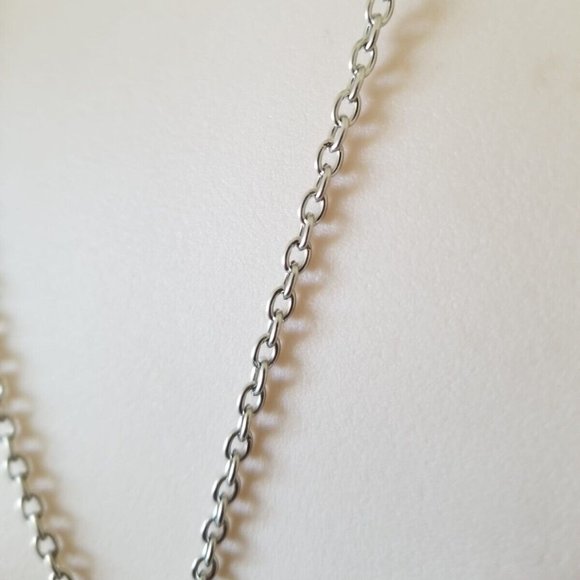 Silver Travel Trailor RV Camper Airstream Charm Necklace Camping Jewelry 18" NEW - Picture 7 of 8